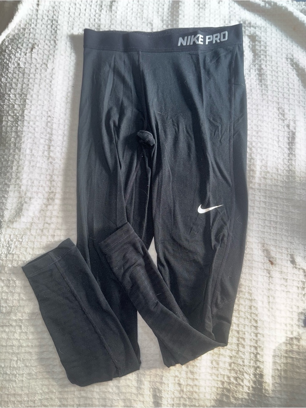 Kids Black Pro Compression Leggings